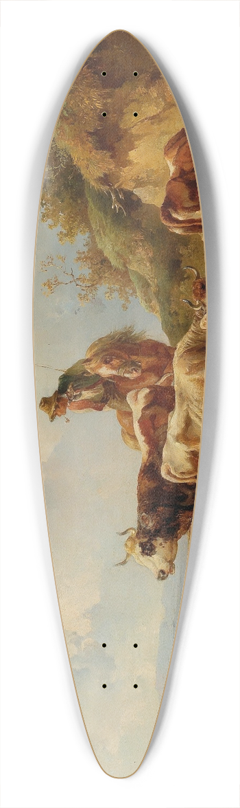 Edmund Mahlknecht - Der Heimtrieb 39.3 inch art pintail longboard deck