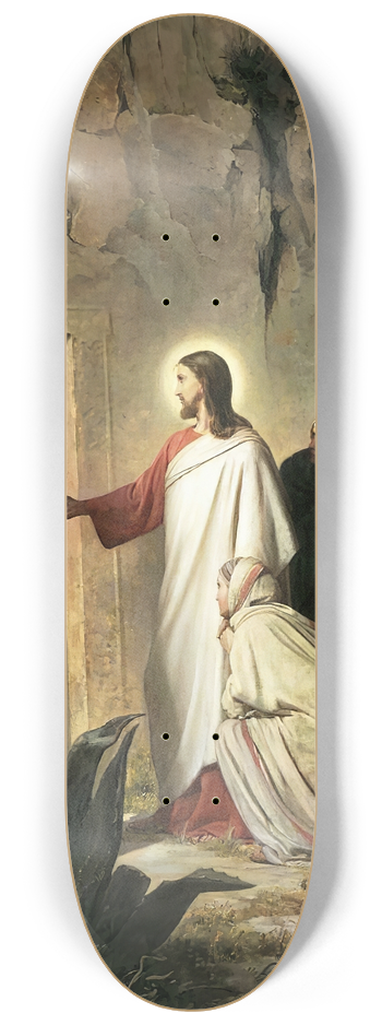 Carl Bloch - The Raising of Lazarus 8.25 inch art skate deck