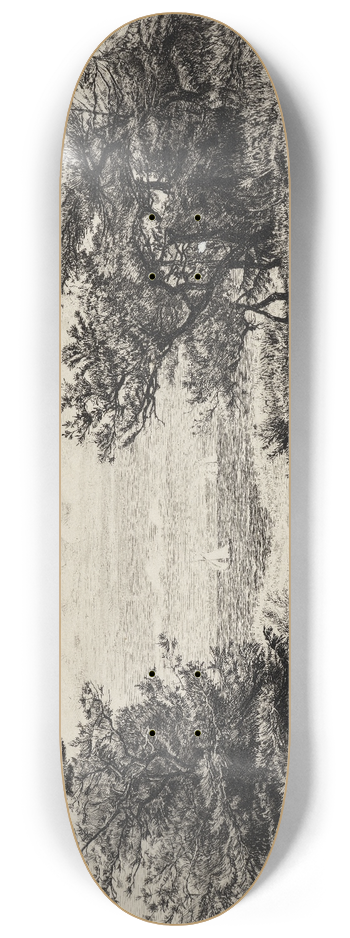 Carl Bloch - Udsigt til Havet 8.25 inch art skate deck