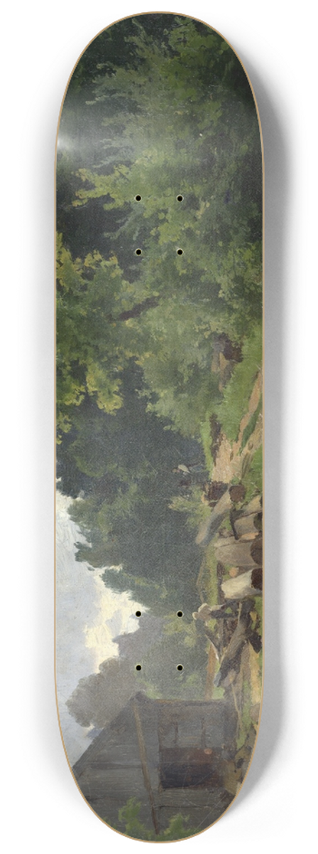 Carl Bolze - Holzlagerplatz 8.25 inch art skate deck