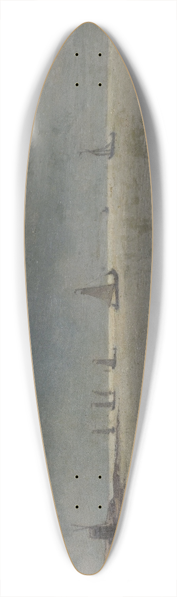Eduard Karsen - The Zuider Zee 39.3 inch art pintail longboard deck