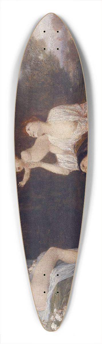 Eduard Lebiedzki - Idylle 39.3 inch art pintail longboard deck