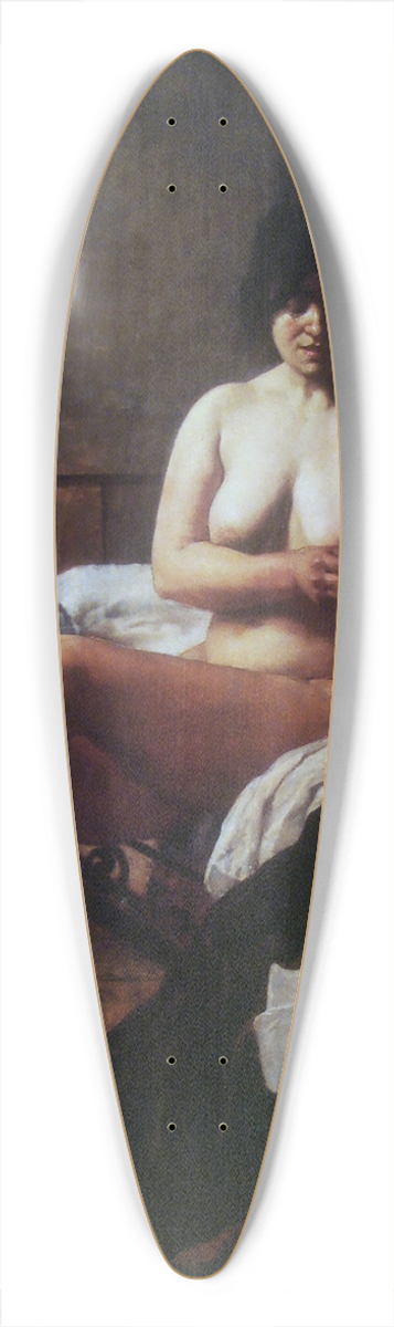 Eduardo Svori - Le lever de la bonne (El despertar de la criada) 39.3 inch art pintail longboard deck