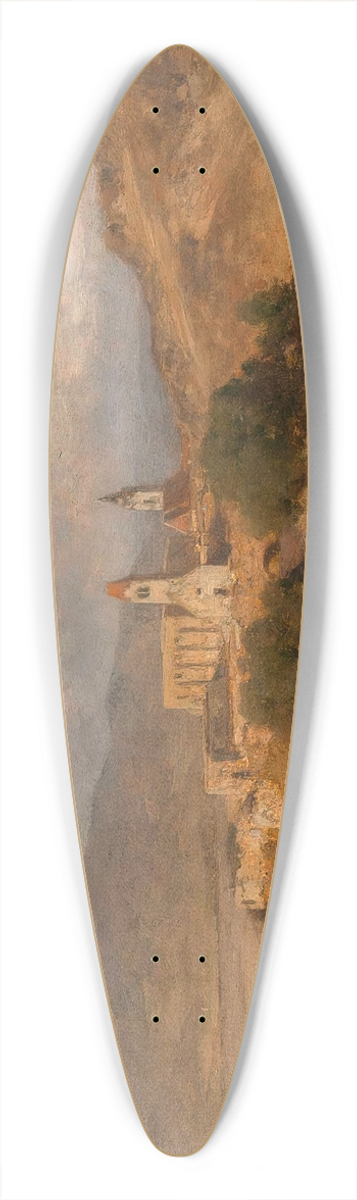 Eduard Peithner von Lichtenfels - Drnstein 39.3 inch art pintail longboard deck