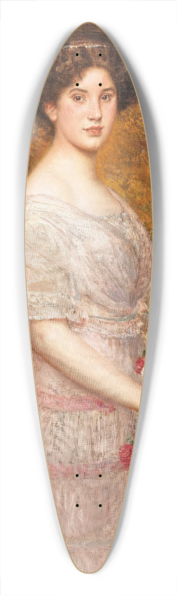 Eduard Veith - Portrt Annie Sussanka 39.3 inch art pintail longboard deck
