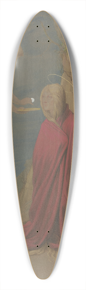 Eduard von Steinle - Die Kommunion der Heiligen Maria Magdalena 39.3 inch art pintail longboard deck