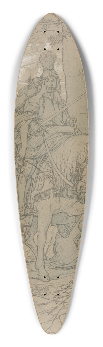 Eduard von Steinle - Wer das Glck hat, fhrt die Braut heim (erste Komposition) 39.3 inch art pintail longboard deck