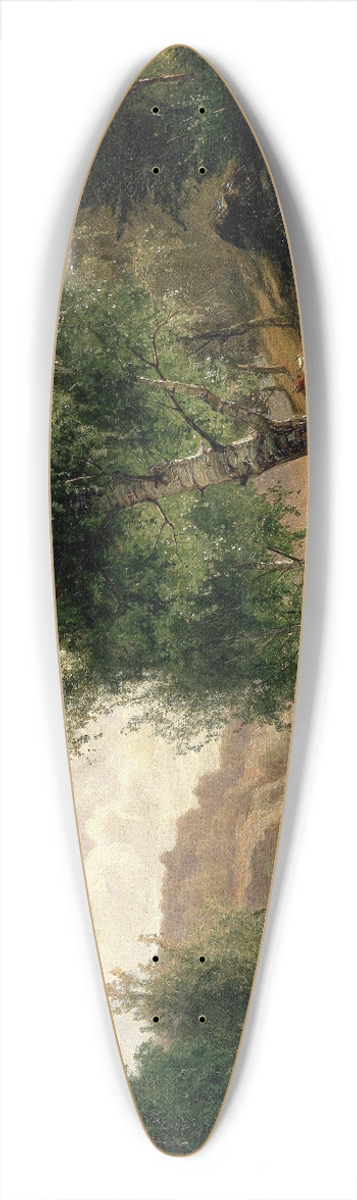 Edvard Bergh - Summer Landscape 39.3 inch art pintail longboard deck