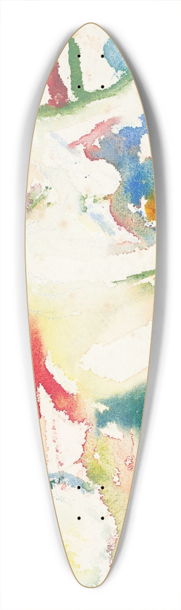 Edvard Munch - Akt p mnstret teppe 39.3 inch art pintail longboard deck