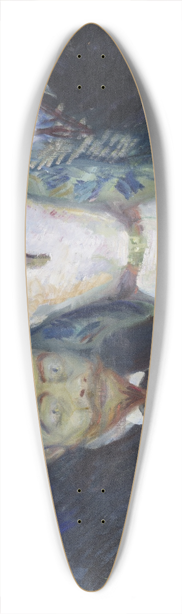Edvard Munch - Jealousy 39.3 inch art pintail longboard deck