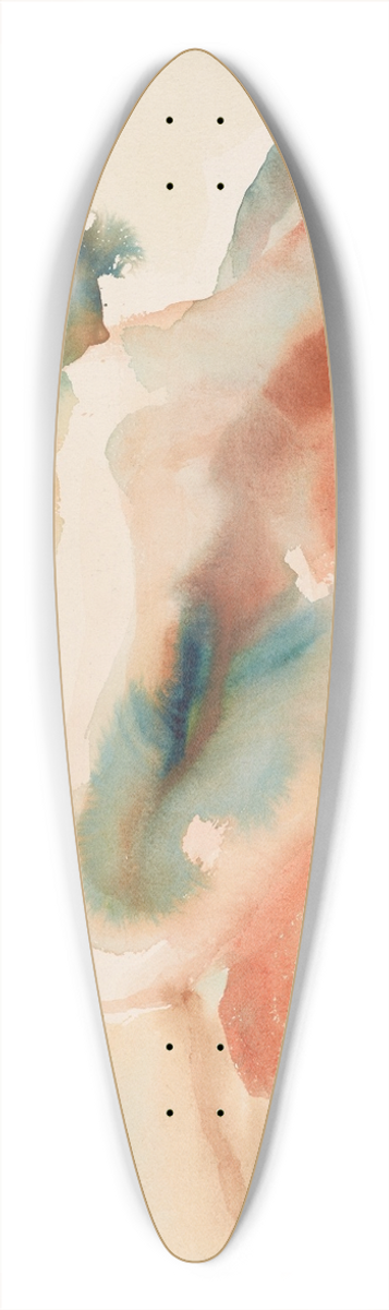 Edvard Munch - Knelende kvinneakt 39.3 inch art pintail longboard deck