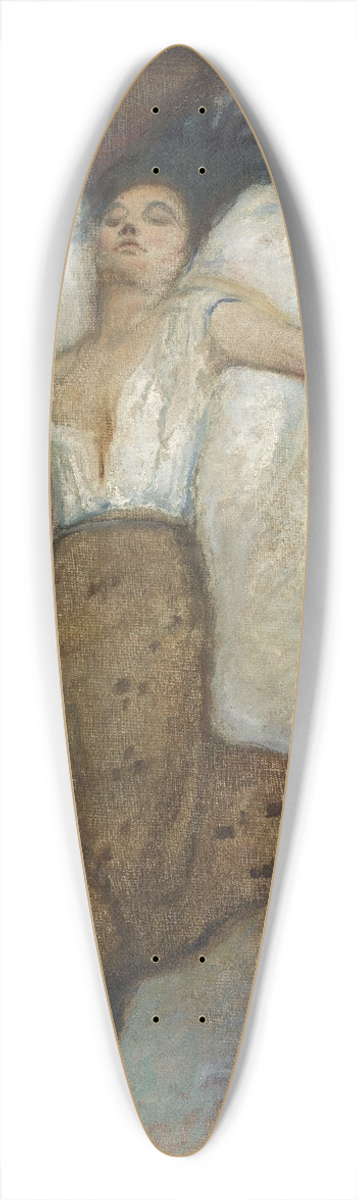 Edvard Munch - The Day After 39.3 inch art pintail longboard deck