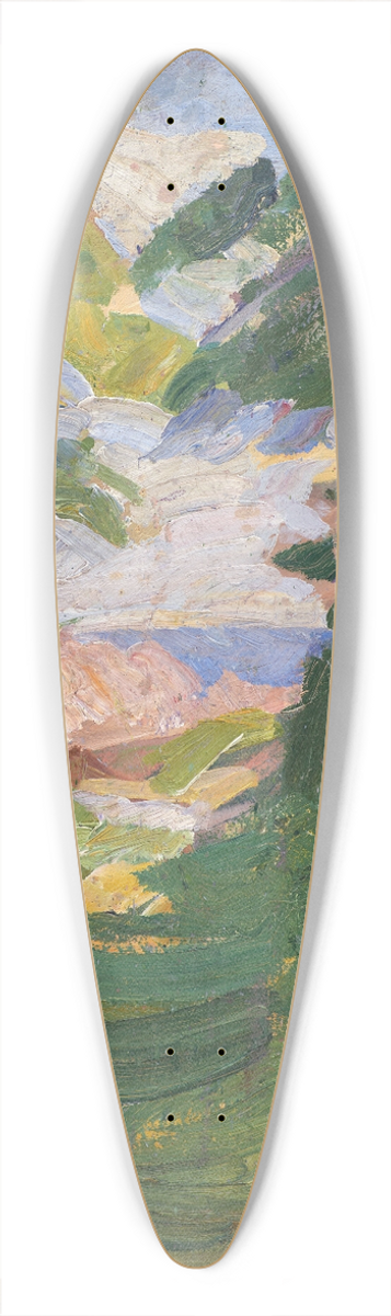 Edvard Weie - Mindet, Christians 39.3 inch art pintail longboard deck