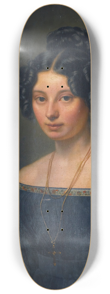 Carl Christian Vogel von Vogelstein - Anna Motherbig 8.25 inch art skate deck