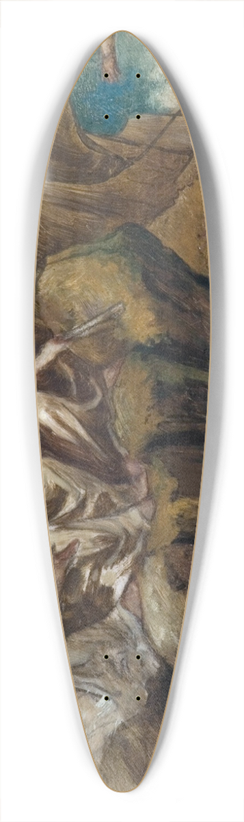 Edward Calvert - Ulysses And The Sirens 39.3 inch art pintail longboard deck