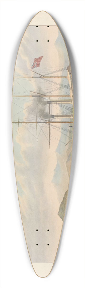 Edward Duncan - The Bentinck 39.3 inch art pintail longboard deck