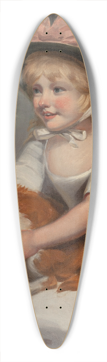 Edward Francis Burney - Portrait of Sophy Elizabeth Burney, Daughter of Charles Rousseau Burney, Esq. 39.3 inch art pintail longboard deck