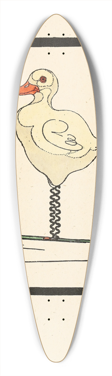 Edward Gordon Craig - Duckling 39.3 inch art pintail longboard deck