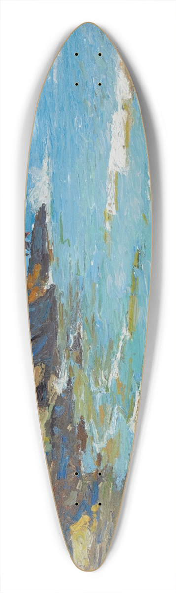 Edward Henry Potthast - The Inlet 39.3 inch art pintail longboard deck