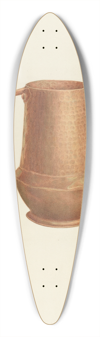 Edward Jewett - Copper Cruet 39.3 inch art pintail longboard deck