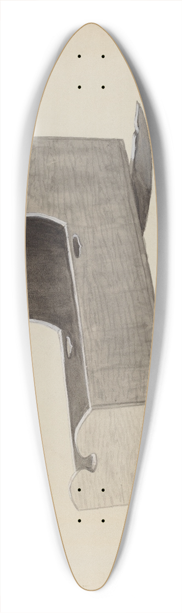 Edward L. Loper - Cradle 39.3 inch art pintail longboard deck