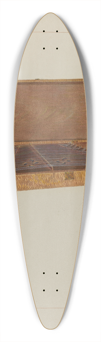 Edward L. Loper - Dulcimer 39.3 inch art pintail longboard deck