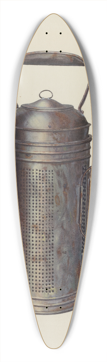 Edward L. Loper - Milk Warmer 39.3 inch art pintail longboard deck