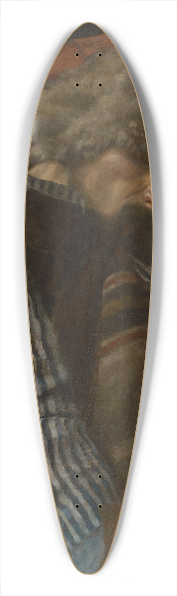 Edward Mateusz Jan Rmer - A Peasant with fur cap 39.3 inch art pintail longboard deck