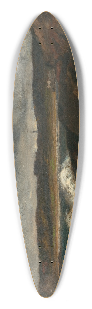 Edward Mitchell Bannister - Newport 39.3 inch art pintail longboard deck