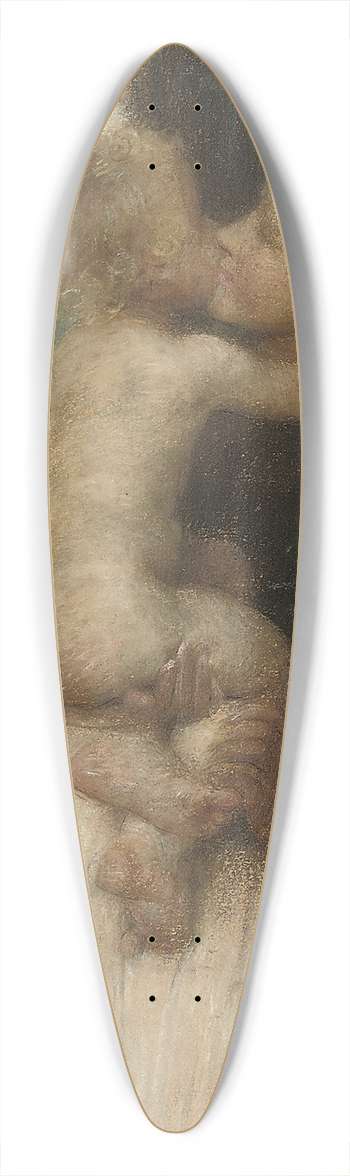 Edward Stott - The Kiss 39.3 inch art pintail longboard deck