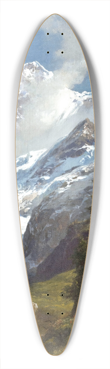 Edward Theodore Compton - Hochgebirgslandschaft mit Gletscher 39.3 inch art pintail longboard deck