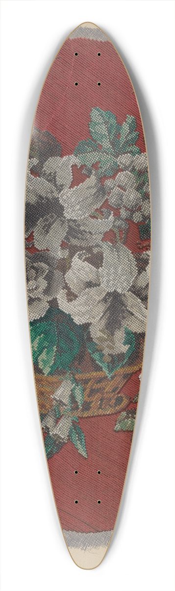 Edward Unger - Embroidered Footstool Cover 39.3 inch art pintail longboard deck