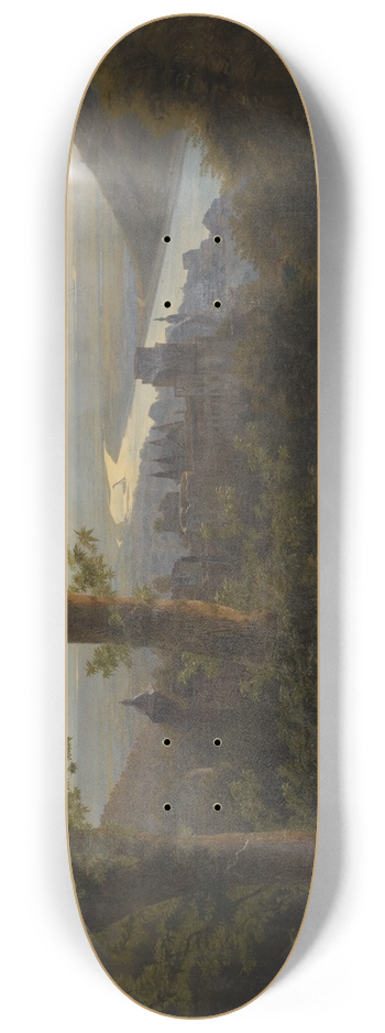 Carl Dahl - The Castle of Heidelberg 8.25 inch art skate deck