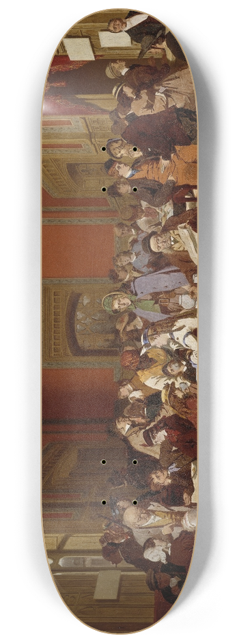 Carl d'Unker - Second Class Waiting-Room 8.25 inch art skate deck