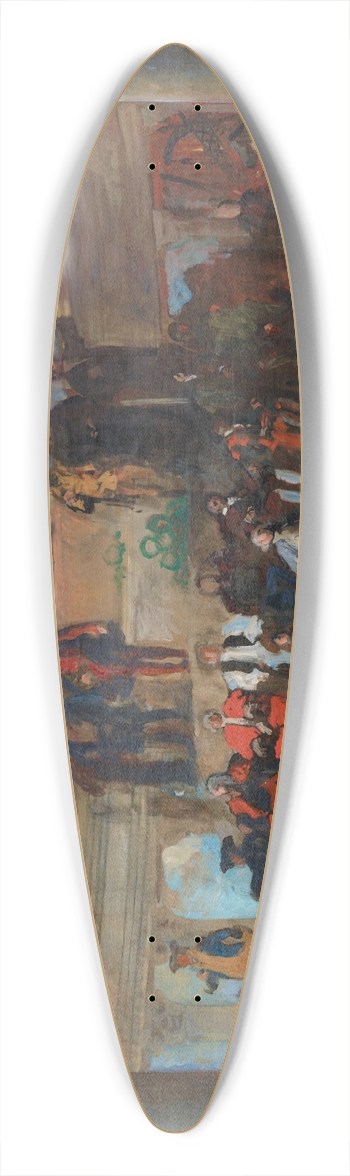 Edwin Austin Abbey - Study for The Apotheosis of Pennsylvania, House of Representatives Chamber, Pennsylvania State Capitol,Harrisburg 39.3 inch art pintail longboard deck