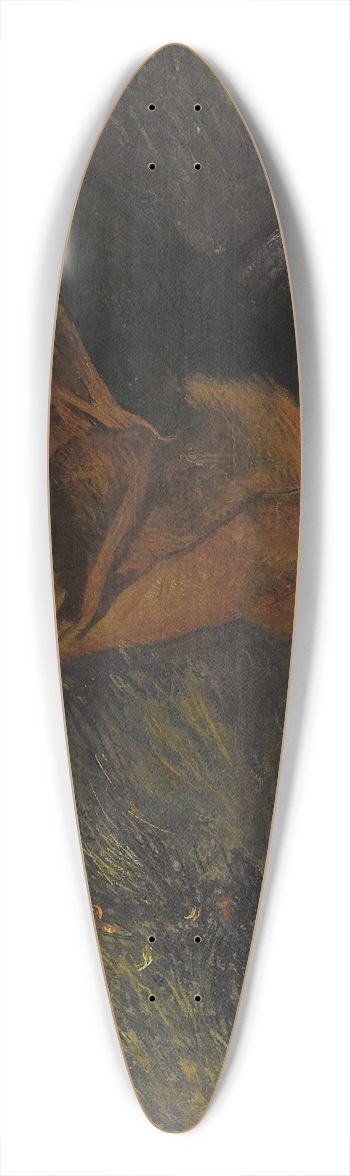 Edwin Austin Abbey - The Wind 39.3 inch art pintail longboard deck