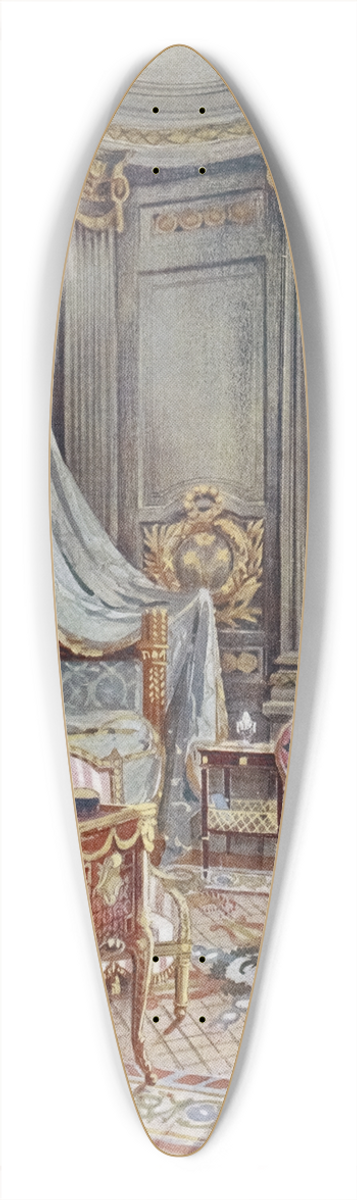 Edwin Foley - Carved and gilt draped domed bed (lit a couronne), style Louis XVI 39.3 inch art pintail longboard deck