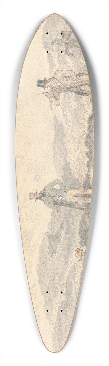 Edwin Gill - Grouse Shooting 39.3 inch art pintail longboard deck