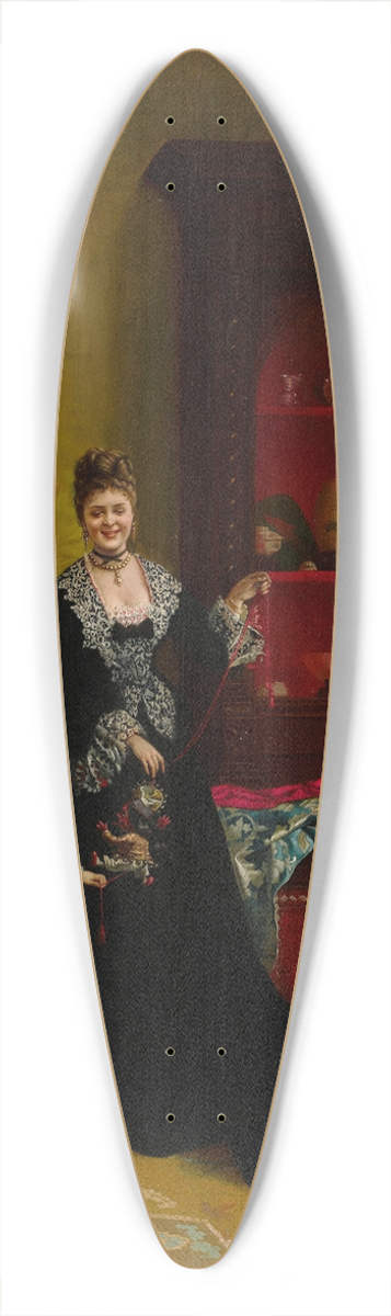 Edwin Howland Blashfield - Mother and Child 39.3 inch art pintail longboard deck