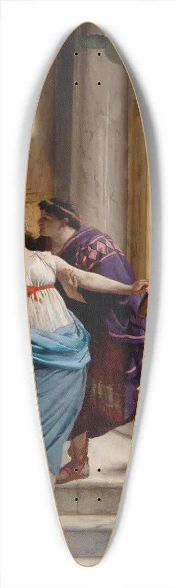 Edwin Howland Blashfield - The Lovers Advance 39.3 inch art pintail longboard deck