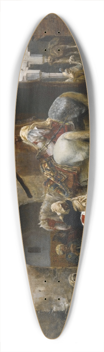 Edwin Lord Weeks - A Moorish Blacksmith 39.3 inch art pintail longboard deck