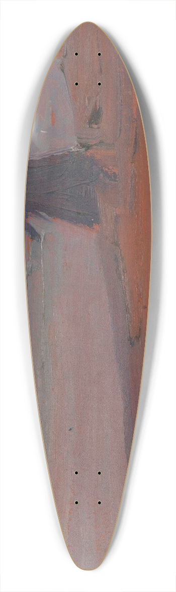 Egon Schiele - Dampfer vom Strand aus gesehen 39.3 inch art pintail longboard deck