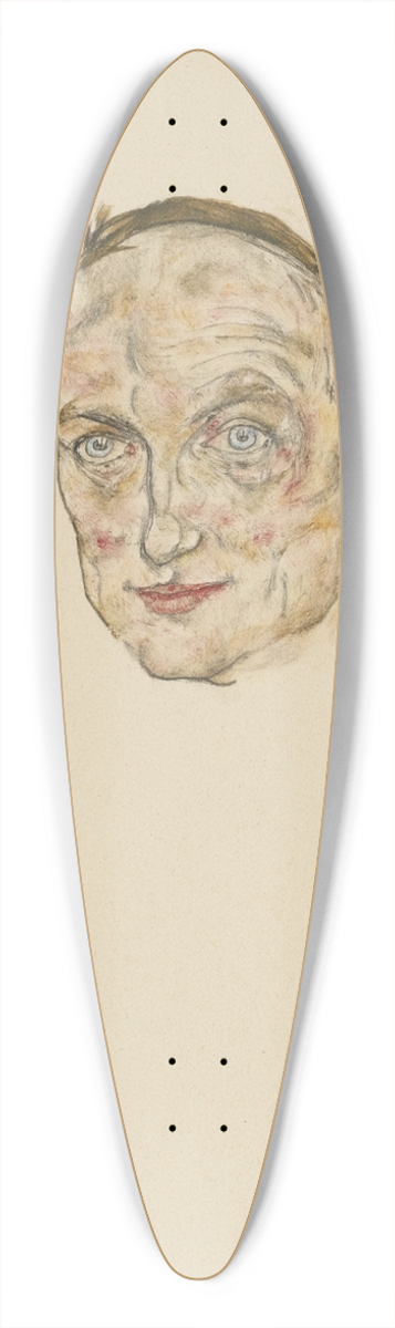 Egon Schiele - Dr. Othmar Fritsch 39.3 inch art pintail longboard deck