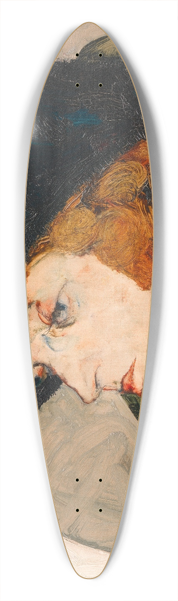 Egon Schiele - Portrt Ida Roessler 39.3 inch art pintail longboard deck