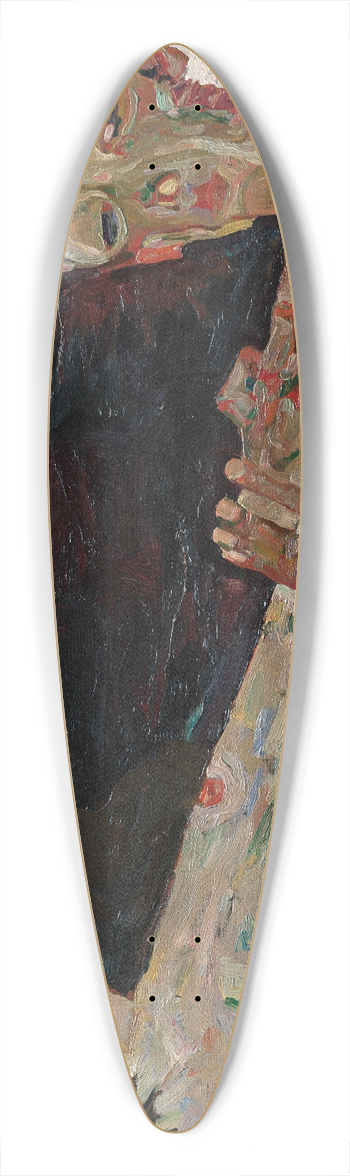 Egon Schiele - The Lyricist 39.3 inch art pintail longboard deck