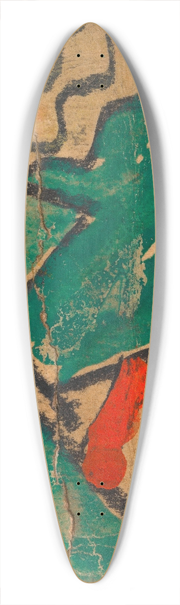 Egon Schiele - Tnzerin mit rot-weiem Rock 39.3 inch art pintail longboard deck