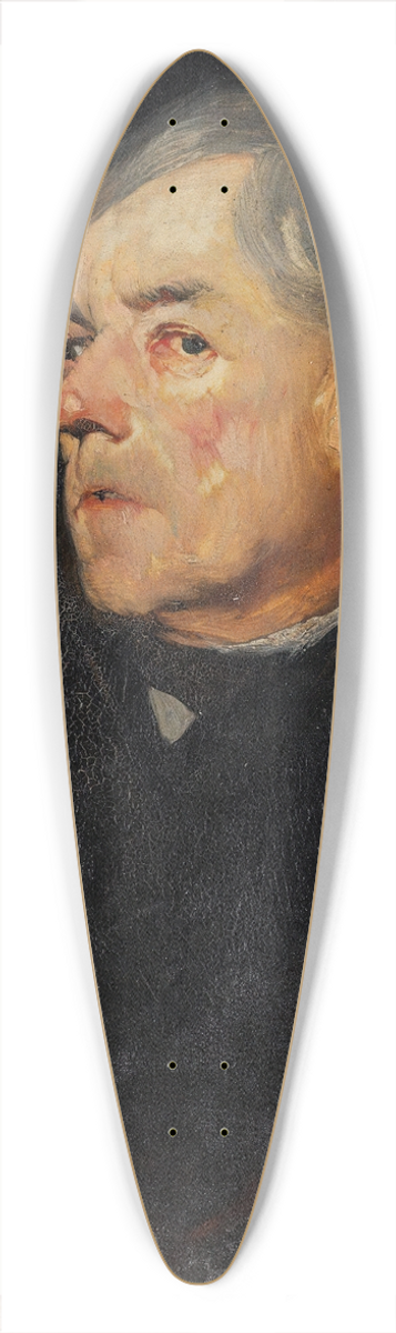 Eilif Peterssen - Study of an old Man 39.3 inch art pintail longboard deck