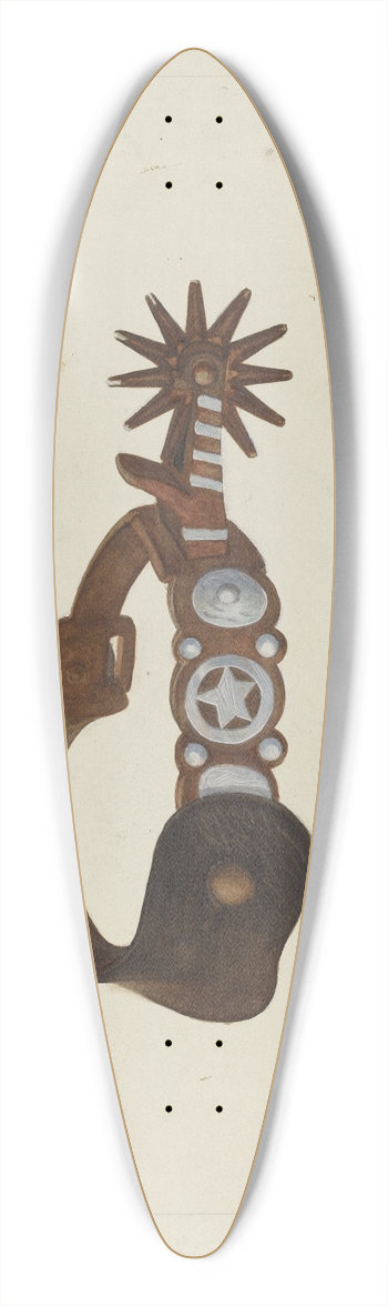 Eldon Allen - Spur 39.3 inch art pintail longboard deck
