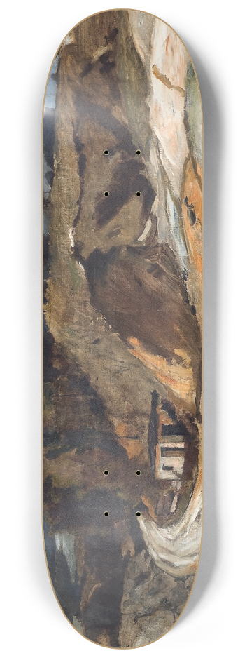 Carl Fredrik Hill - Stonequarry by the River Oise II 8.25 inch art skate deck