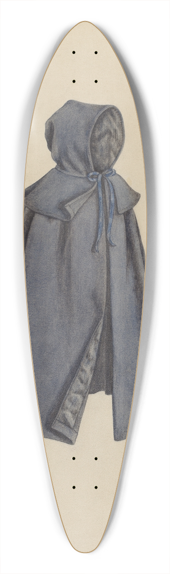 Eleanor Gausser - Shaker Dolls Cloak 39.3 inch art pintail longboard deck